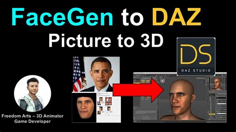 [Tutorial] [Daz] [FaceGen] FaceGen to DAZ - Freedom Arts 3D