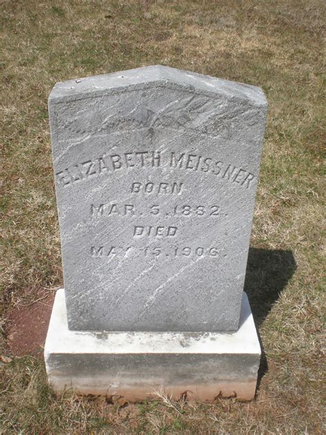 Elizabeth Mabel Lizzie Yerger Meissner 1882 1906 Find A Grave