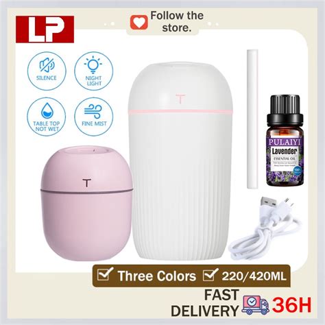 Ml Mini Portable Usb Ultrasonic Air Humidifier With Essential Oil