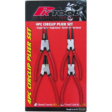 4pc 175mm Circlip Plier Set Rg7145 Robsons Tool King Store