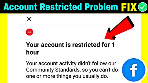 Your Account Is Restricted For 1 Hour Problem Solution How To Fix