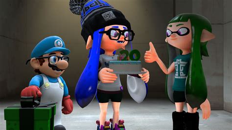 Happy Early Birthday Poool157 Splatoon Sfm By Officialgeofcraze634