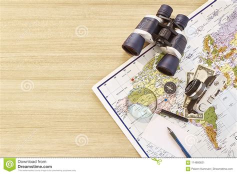 Concept De Planification De Voyage Sur La Carte Image Stock Image Du