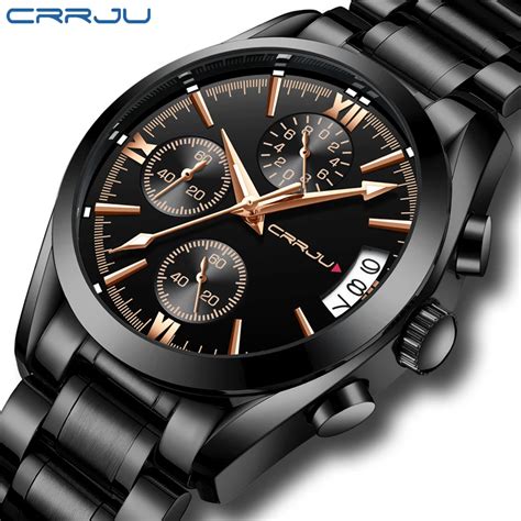 Buy Crrju 2018 Top Brand Luxury Mens Watch Chronograph Male Sport Watches Men