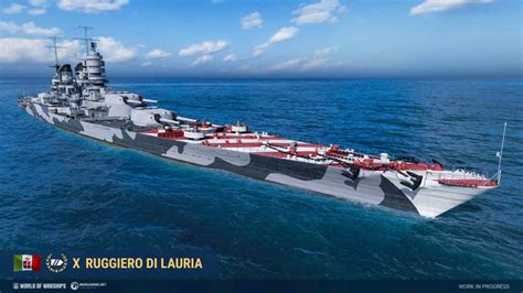 World Of Warships Closed Test New Battleship Ruggiero Di