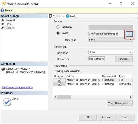 How To Restore A Differential Backup In Sql Server