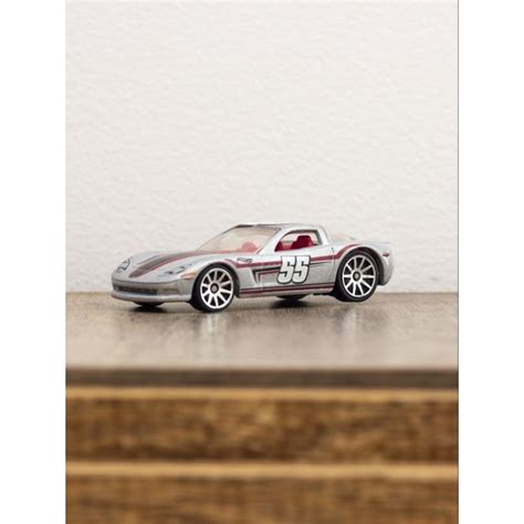 Miniatura Hot Wheels C6 Corvette Code Prata Loose Shopee Brasil