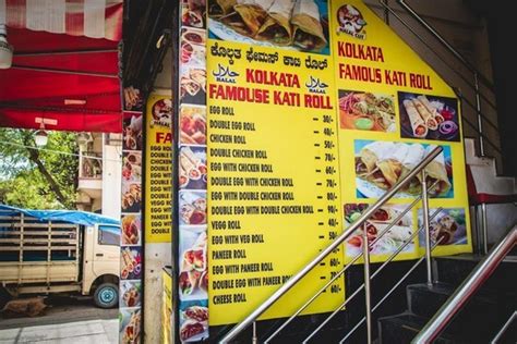 Kolkata Famous Kati Roll Bengaluru No 38 Restaurant Reviews