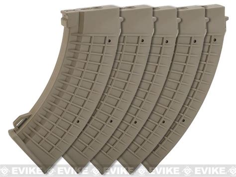 King Arms AK 110 Rounds Thermal Style Mid Cap Magazine Color Dark