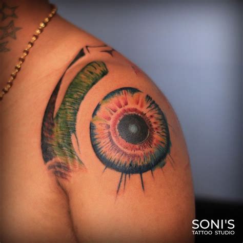 Virat Kohli God Eye Tattoo Soni S Tattoo Nail Art Studio Shop No 26