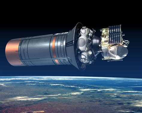 Esa Artists Impression Of Fregat Venus Express On The Soyuz Third Stage