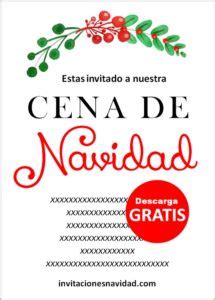 Invitaciones Para Cena De Navidad Invitaciones Navidad