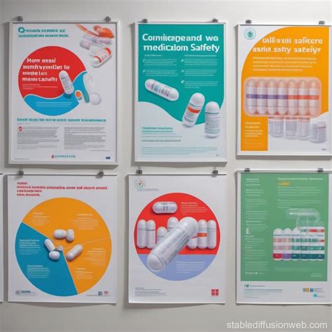 Capsule-Filled Posters for Medication Safety | Stable Diffusion Online