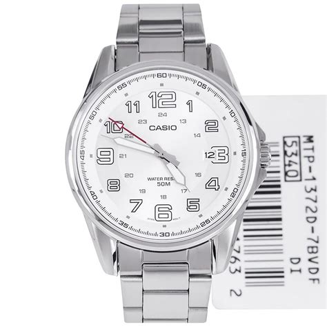 Casio Standard White Dial Watch MTP 1372D 7B MTP1372D Casio Vintage