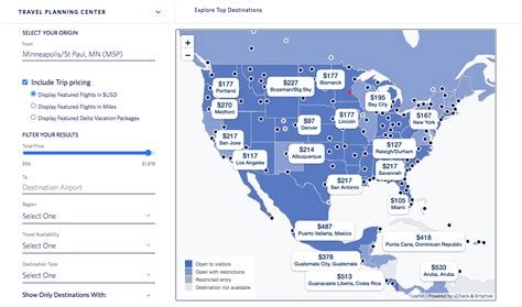 New Delta Discover Map Helps You Find Deals Including Skymiles