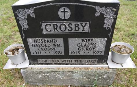 Tombstone Harold Crosby St Andrew S United Cemetery Coe Hill