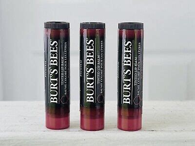 Pack Burt S Bees Tinted Lip Balm Red Dahlia Oz Each Free