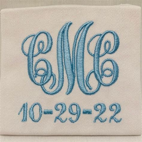 Wedding Dress Label Something Blue Custom Embroidered French Etsy