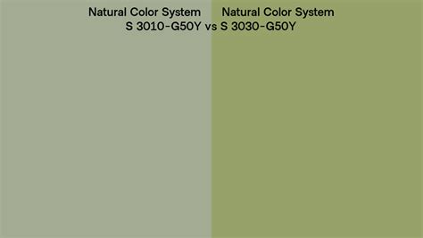 Natural Color System S 3010 G50y Vs S 3030 G50y Side By Side Comparison