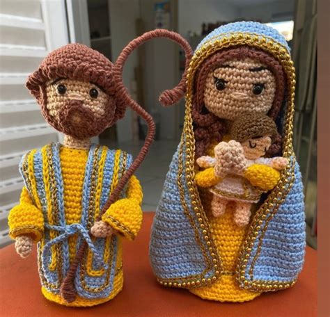 Sagrada Família Amigurumi Elo7 Produtos Especiais