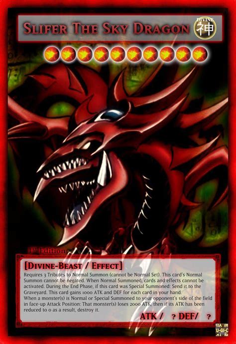 Yugioh Slifer The Sky Dragon Wallpapers Wallpaper Cave