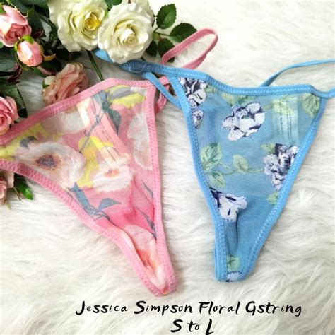 Women Sexy Gstring Jessica Simpson Floral Gstring Sexy Thong Gstring Shopee Malaysia