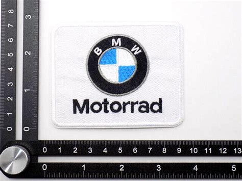 BMW MOTORRAD EMBROIDERED PATCH IRON SEW ON 3 1 2 X 2 3 4 MOTORCYCLES