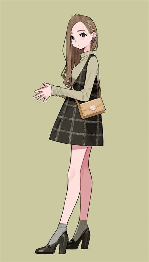 pin  su anime fashion disegno abiti schizzi  moda idee