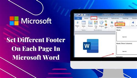 Set Different Footers on Each Page in Microsoft Word [2024]