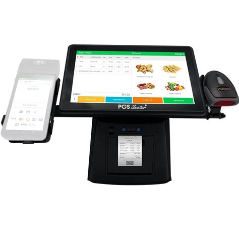 Умная касса 5-в-1 SHIVA-2 POS Windows для магазина. POS-терминал с ...