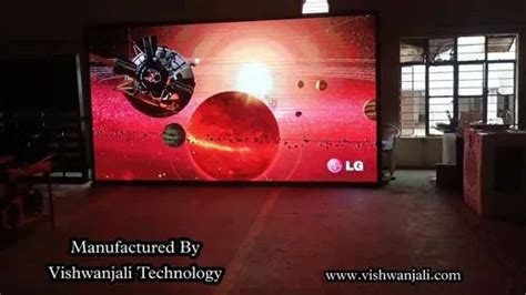 Vishwanjali Technology Curved Led Display Outdoor Front Of Wall At Rs