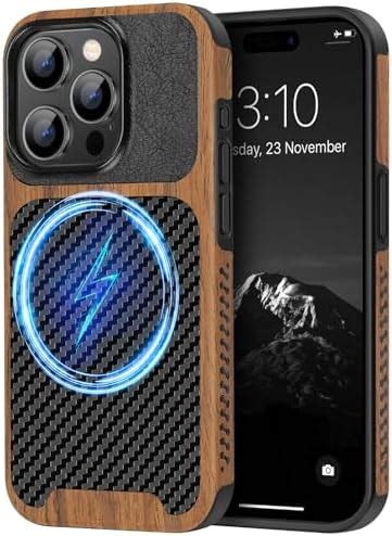 Tendlin Magnetic Case Compatible With Iphone Case Wood Grain With