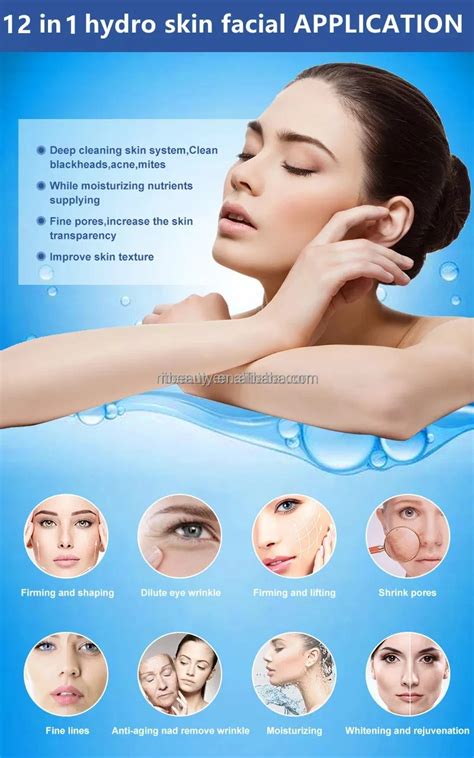 12 Functions Diamond Peeling H2o2 Water Jet Aqua Care Hydra