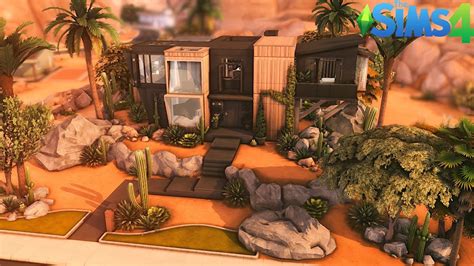 Modern Desert Home 🌵🌴 The Sims 4 Animated Stop Motion Youtube