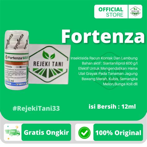 Jual Insektisida FORTENZA 600 FS 12ml Mengendalikan Ulat Grayak Pada