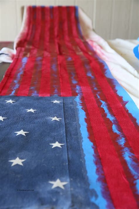 Diy American Flag Table Runner Tutorial Table Runner Tutorial Table