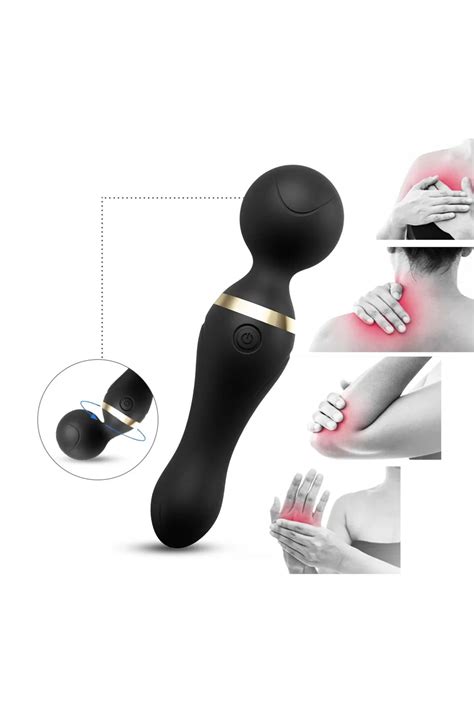 Genel Markalar 360° Açılı Magic Wand Massager Çok Sessiz Masaj Aleti