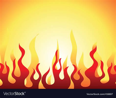 Flames background Royalty Free Vector Image - VectorStock