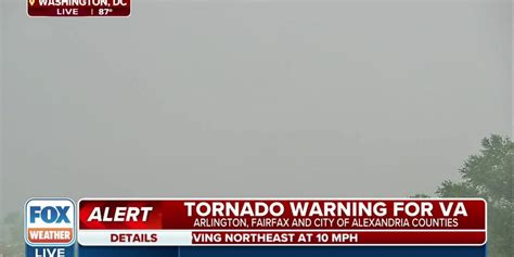 Tornado Warning Issued Near Dc As Severe Storms Fire Across The Mid Atlantic Latest Weather