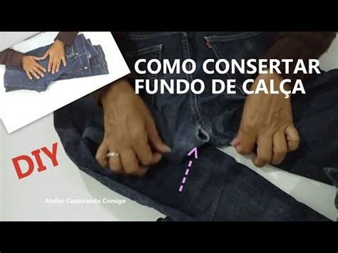 COMO CONSERTAR FUNDO RASGADO DE CALÇA JEANS DIY Atelier Costurando