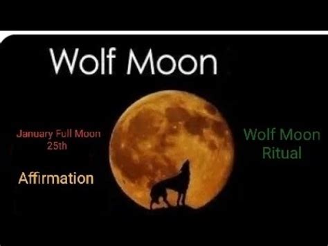 Wolf Moon Ritual - YouTube