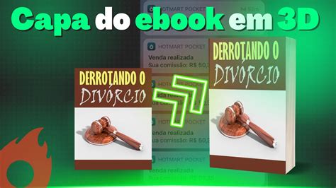 Como Criar Uma Capa De Ebook 3d Grátis Youtube