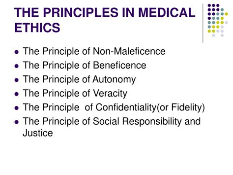 Principles Of Medical Ethics - Benytr