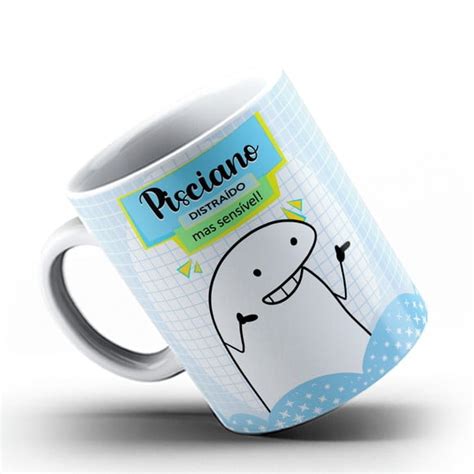 Caneca Xicara Flork Signos Peixes Pisciano A Produtos Elo