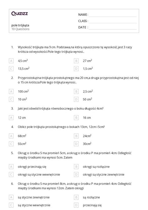 Ponad Okr Gi Arkuszy Roboczych Dla Klasa W Quizizz Darmowe I Do