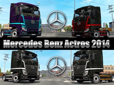 Mercedes Benz Actros 2014 Skin Pack V1 ETS2 Mods