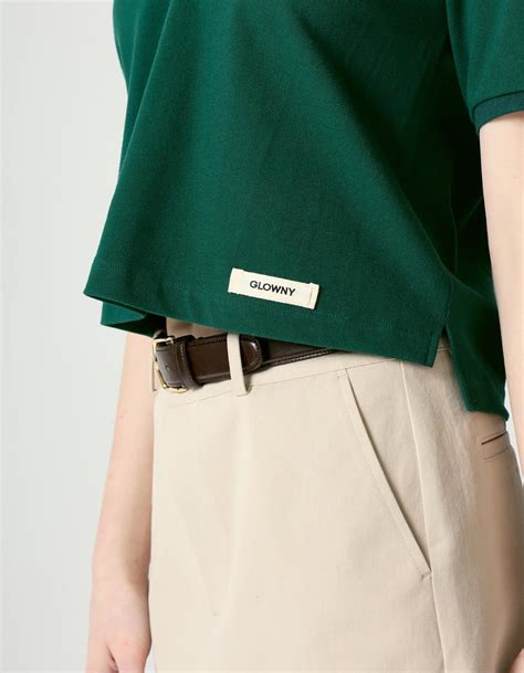 GLOWNY Heritage Polo Shirt Green 하이츠스토어