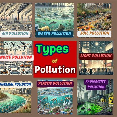 types  pollution  pollution impacts  earth  simple ways