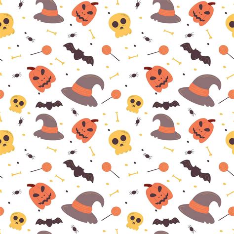 Halloween pattern in seamless style. 28648154 Vector Art at Vecteezy