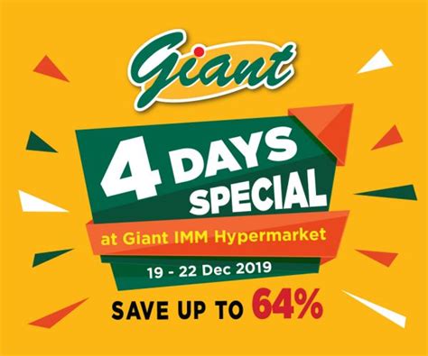 4 Days Special At Giant Hypermarket Giant Hypermarket Supermarket